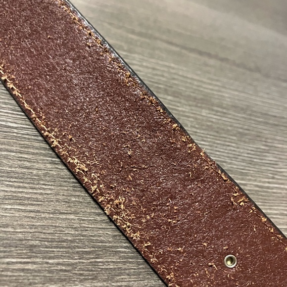 Ariat Embellished Brown and Teal Western Belt - Picture 4 of 5